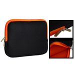 Soft Sleeve Case Zipper Bag with Orange color for 10.2 inch Laptop